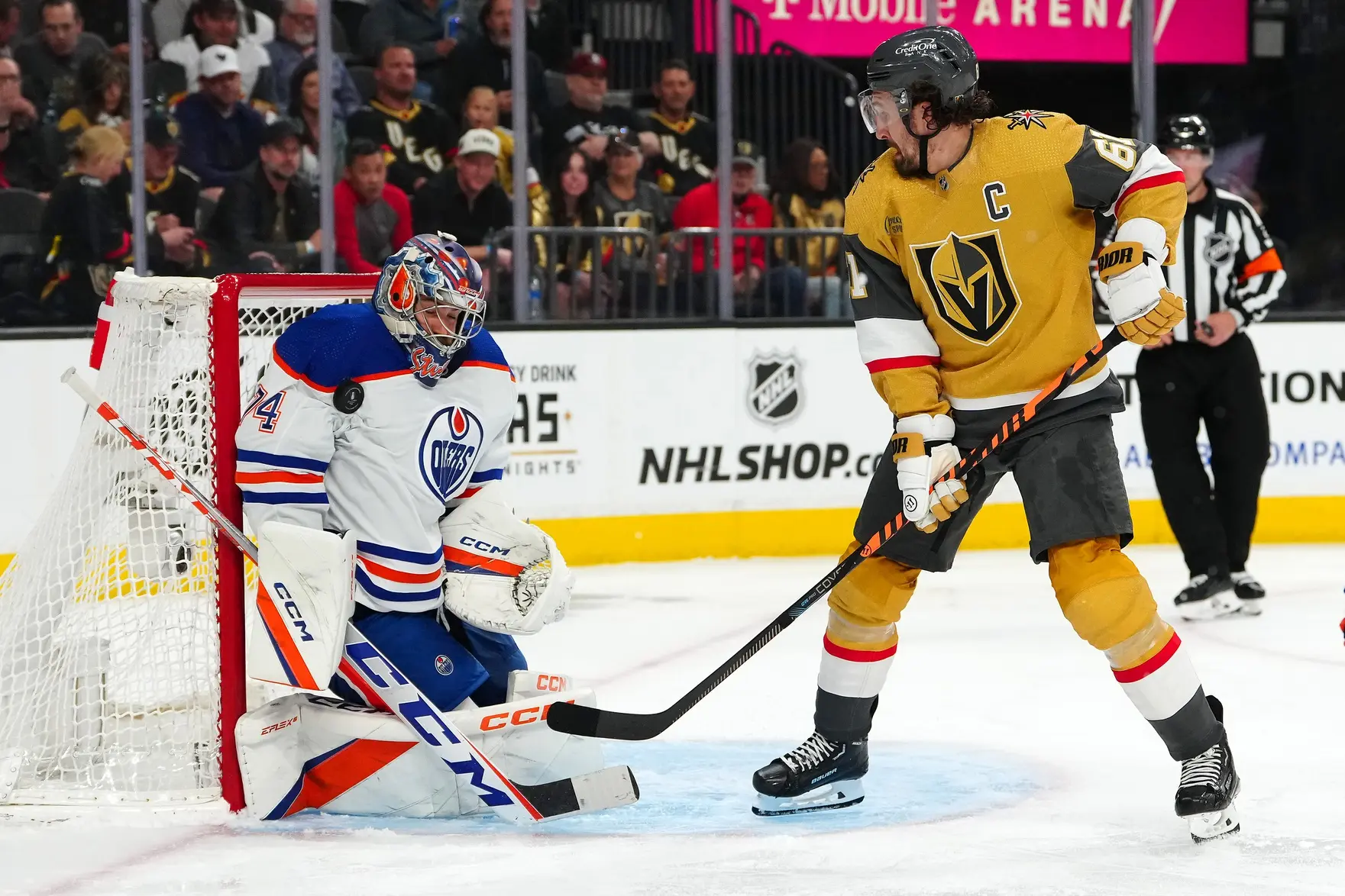 Leon Draisaitl with a Goal vs. Vegas Golden Knights