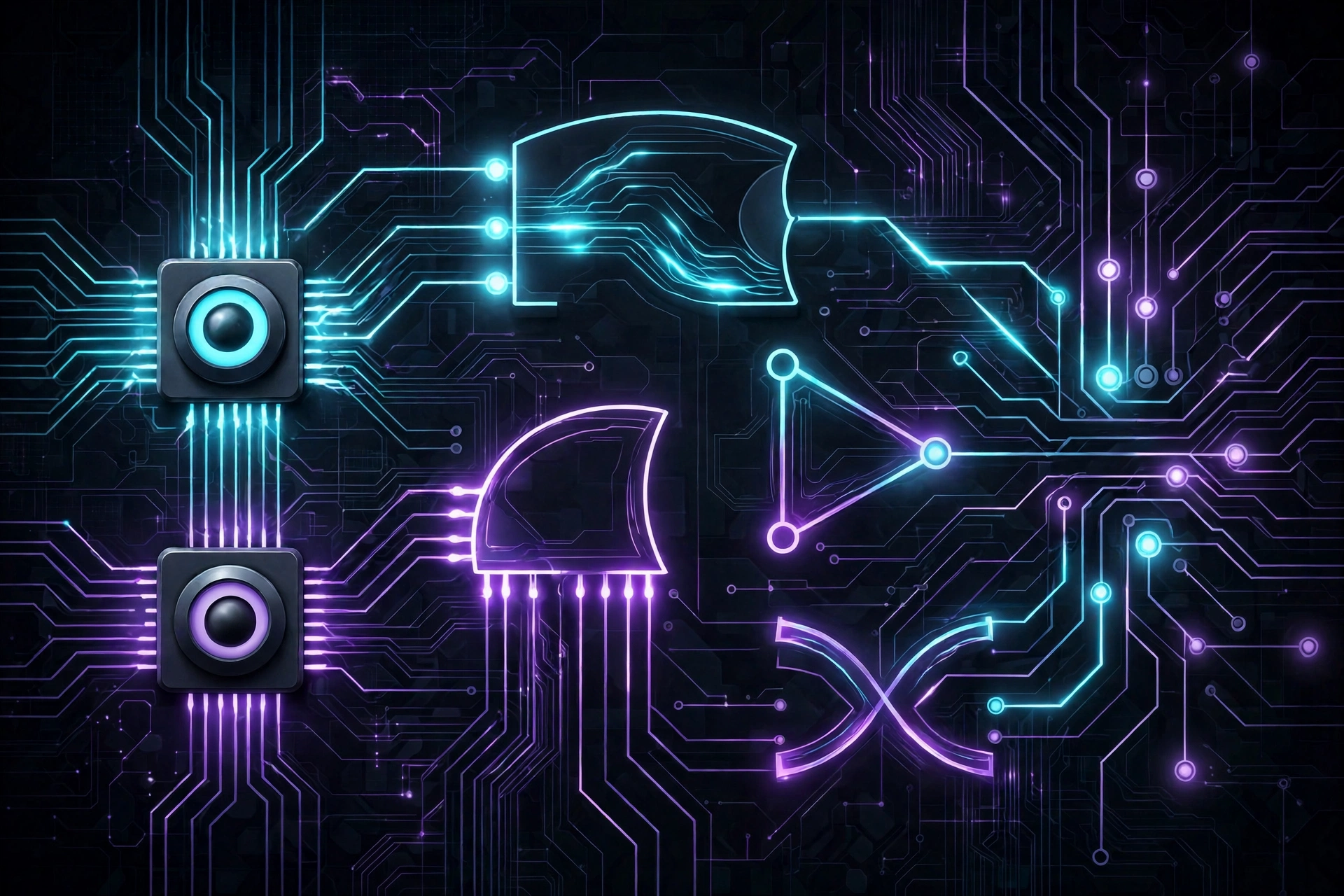 Boolean true false toggle switches concept illustration