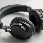 Premium over-ear noise-cancelling headphones on a clean studio backdrop